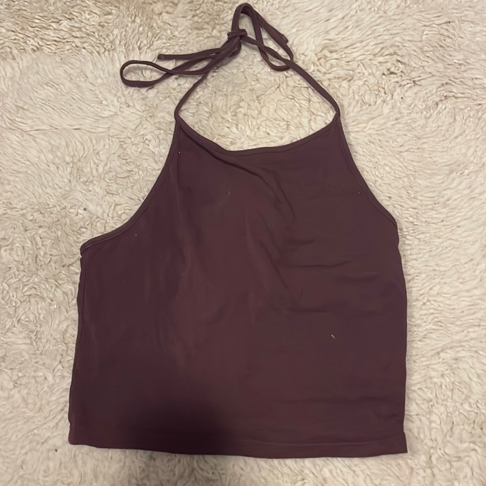 Brandy Melville Maroon Halter Top